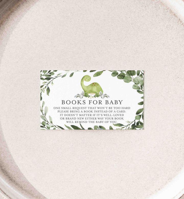 Dinosaur Baby Shower Books For Baby Printable