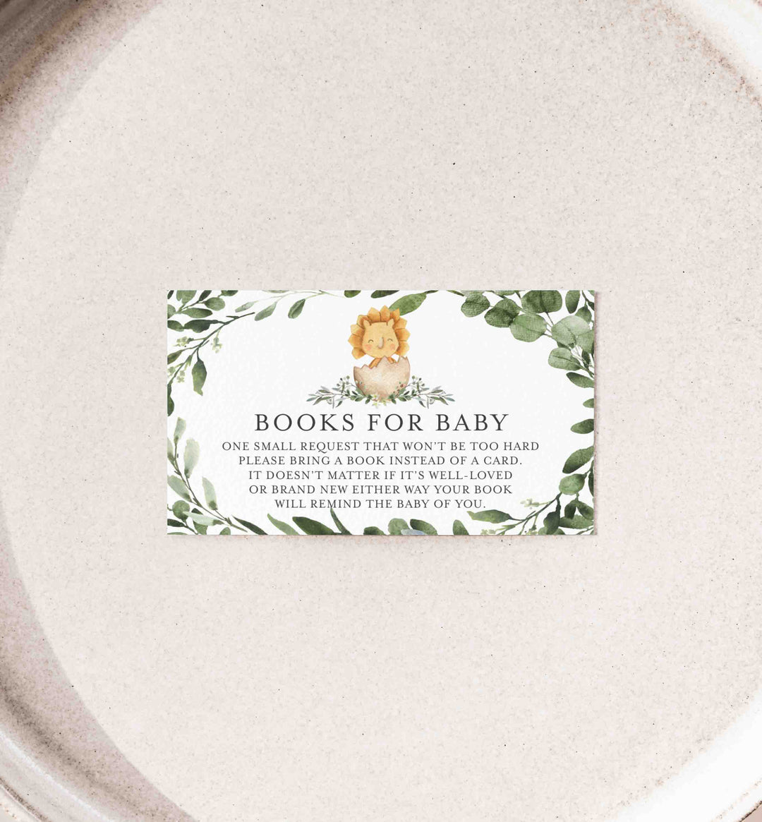 Baby Dinosaur Baby Shower Books For Baby Printable