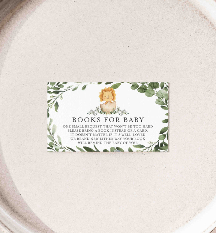 Baby Dinosaur Baby Shower Books For Baby Printable