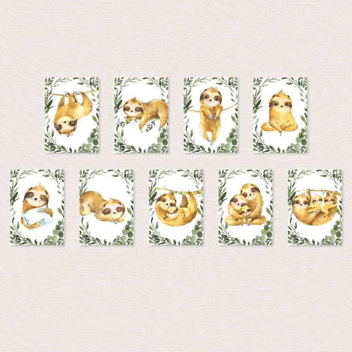 Sloth Baby Shower Party Banner Printable