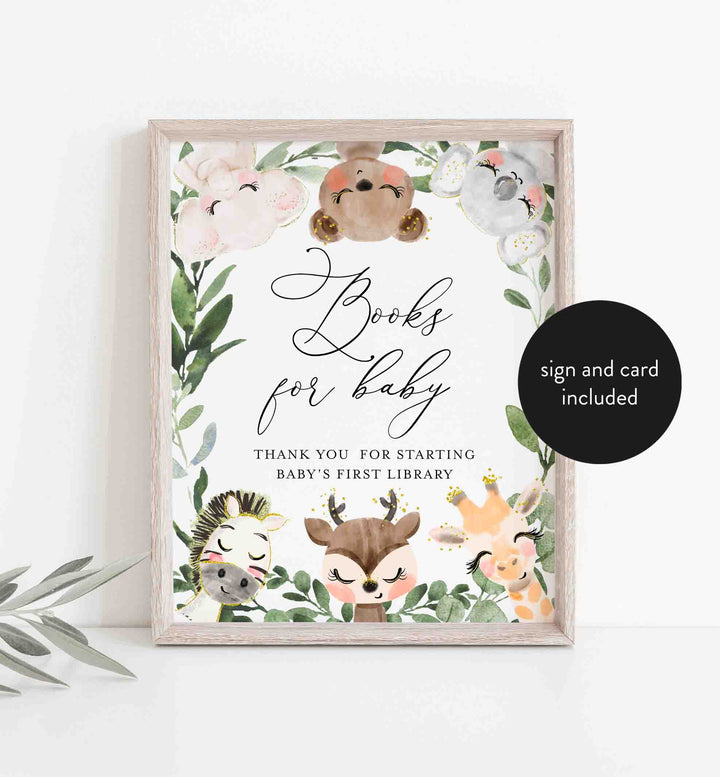 Baby Safari Baby Shower Books For Baby Printable