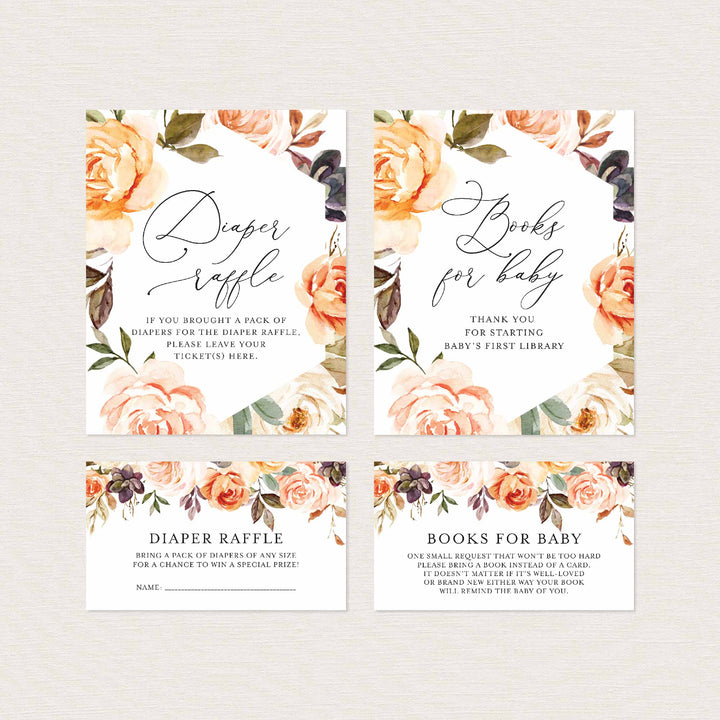 Autumn Garden Baby Shower Suite Printable