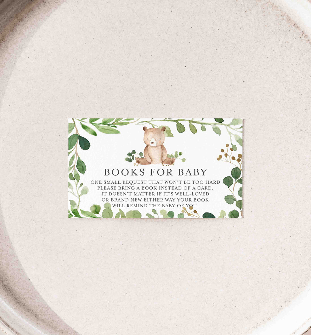 Baby Bear Baby Shower Books For Baby Printable