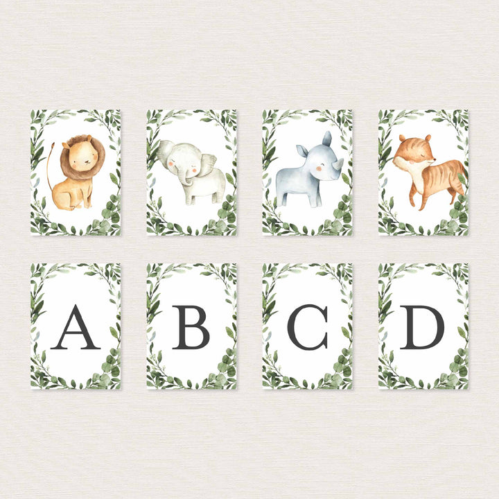 Safari Animals Kids Birthday Party Banner Printable