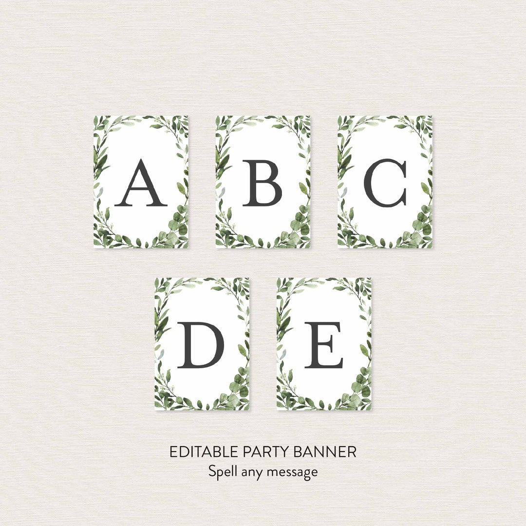 Safari Animals Kids Birthday Party Banner Printable