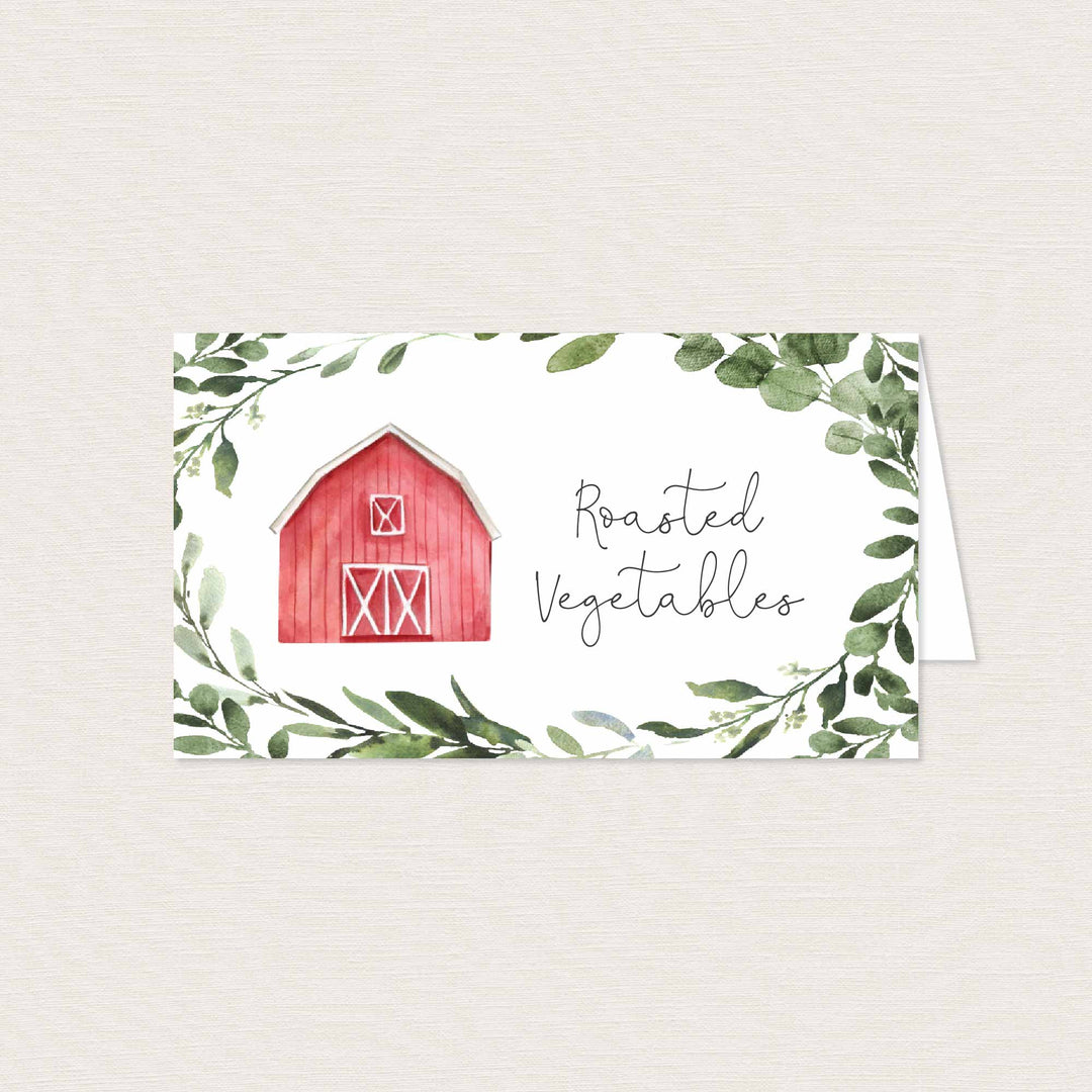 On The Farm Kids Birthday Food Labels Printable