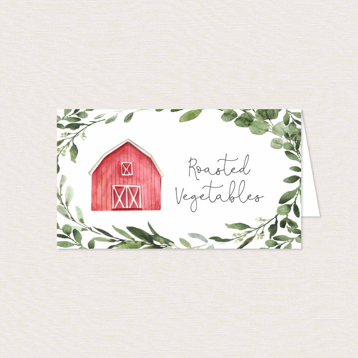 On The Farm Kids Birthday Food Labels Printable