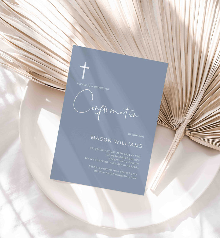 Modern Minimal Confirmation Invitation Printable