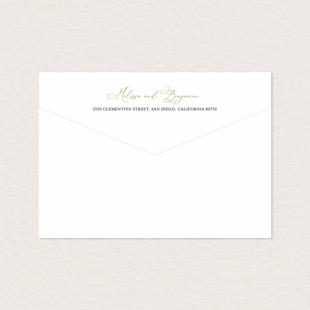 Winter Berry Wedding Envelope Addressing Printable