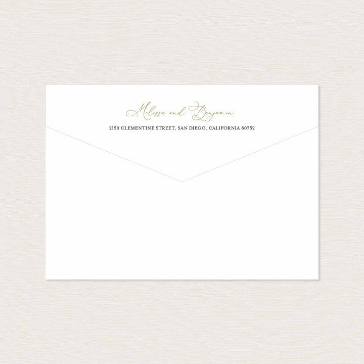 Winter Berry Wedding Envelope Addressing Printable