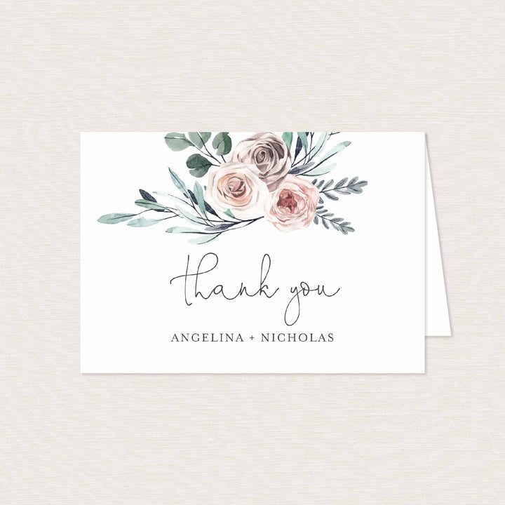 Boho Rose Wedding Suite Printable